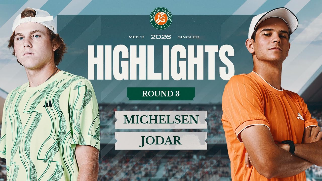 Alex Michelsen vs Rafael Jodar | Round 3 Highlights | Roland-Garros 2026