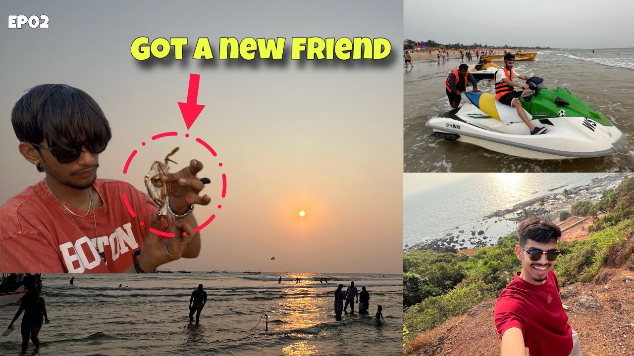 Crazy Jet Ski Ride🌊 | GOA-EP02 | Found a Secret Spot in Goa!