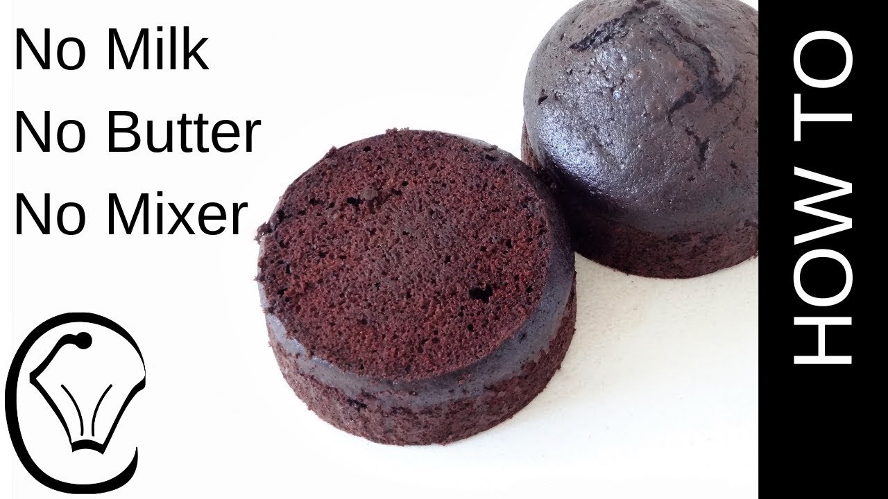 Scratch Chocolate Cake No Milk No Butter No Mixer Mini 5 Inch Cakes Light