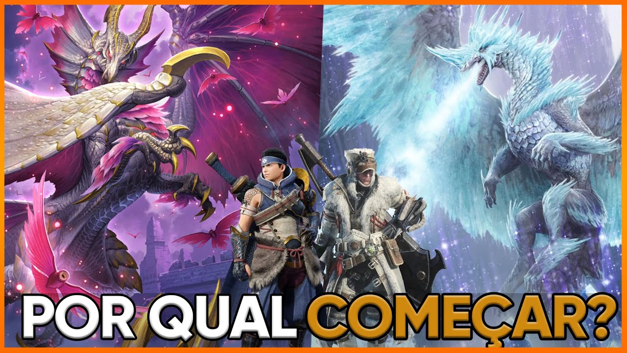 Monster Hunter World vs Monster Hunter Rise - POR qual COMEÇAR?