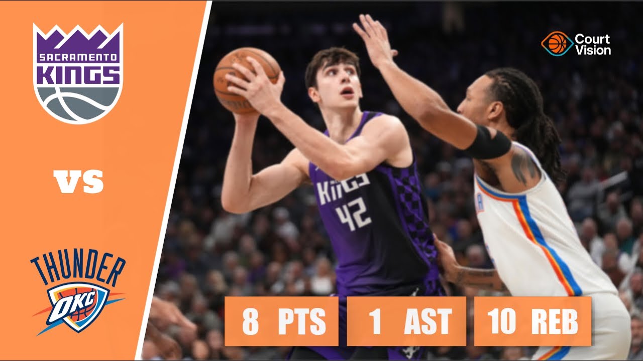 Maxime Raynaud - 8 Points, 10 Rebounds, 1 Assist vs Thunder - 2025-26 Regular Season
