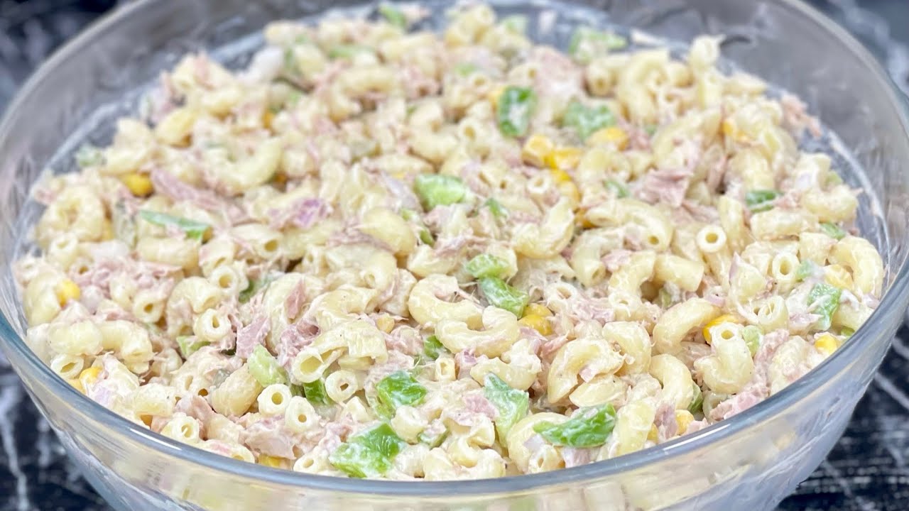 УЛЬТРА СЛИВОЧНЫЙ И ОСВЕЖАЮЩИЙ САЛАТ ИЗ ПАСТА 🥗