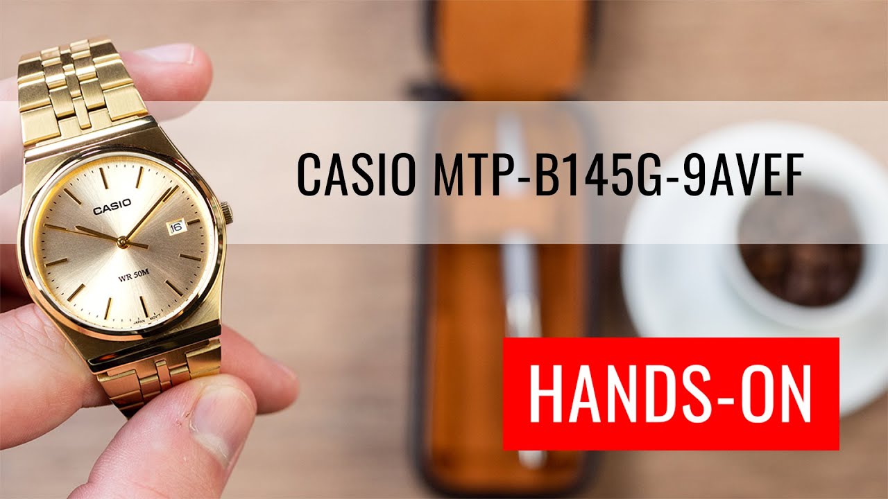 HANDS-ON: Casio Collection MTP-B145G-9AVEF