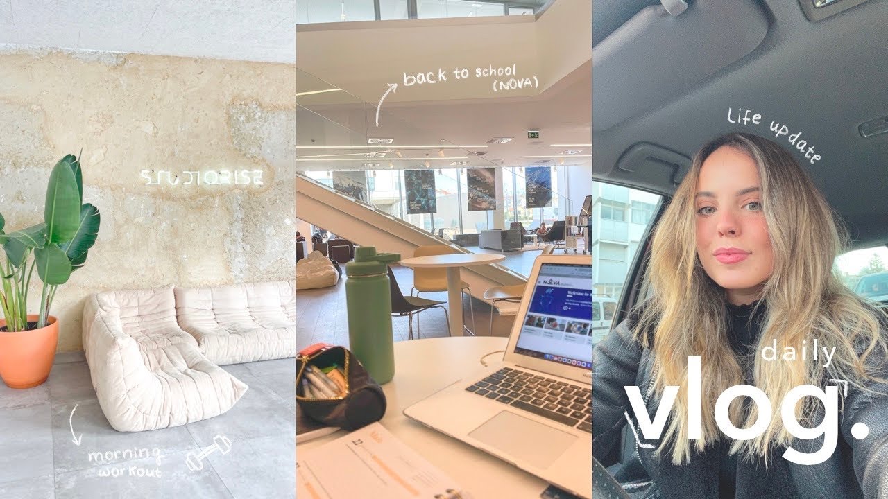 daily vlog + life update 💌 regresso a lisboa