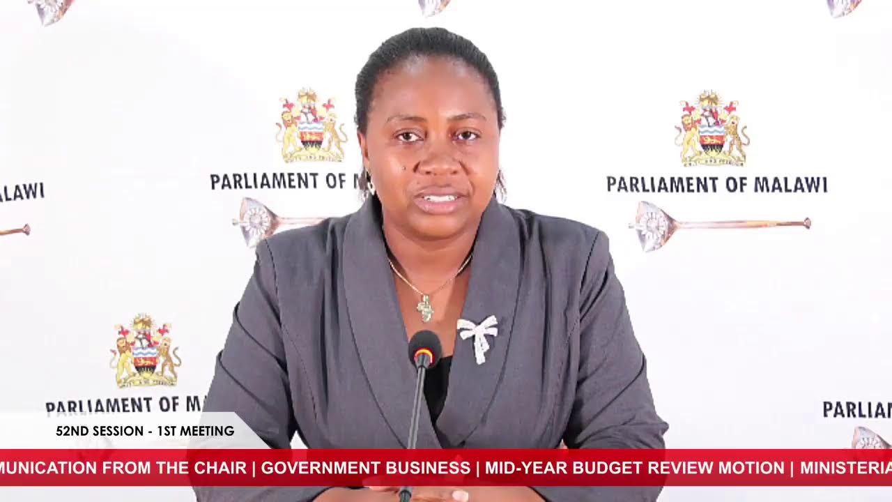 PARLIAMENT OF MALAWI | 25th November, 2025, 52nd Session - 1st Meeting of Parliament