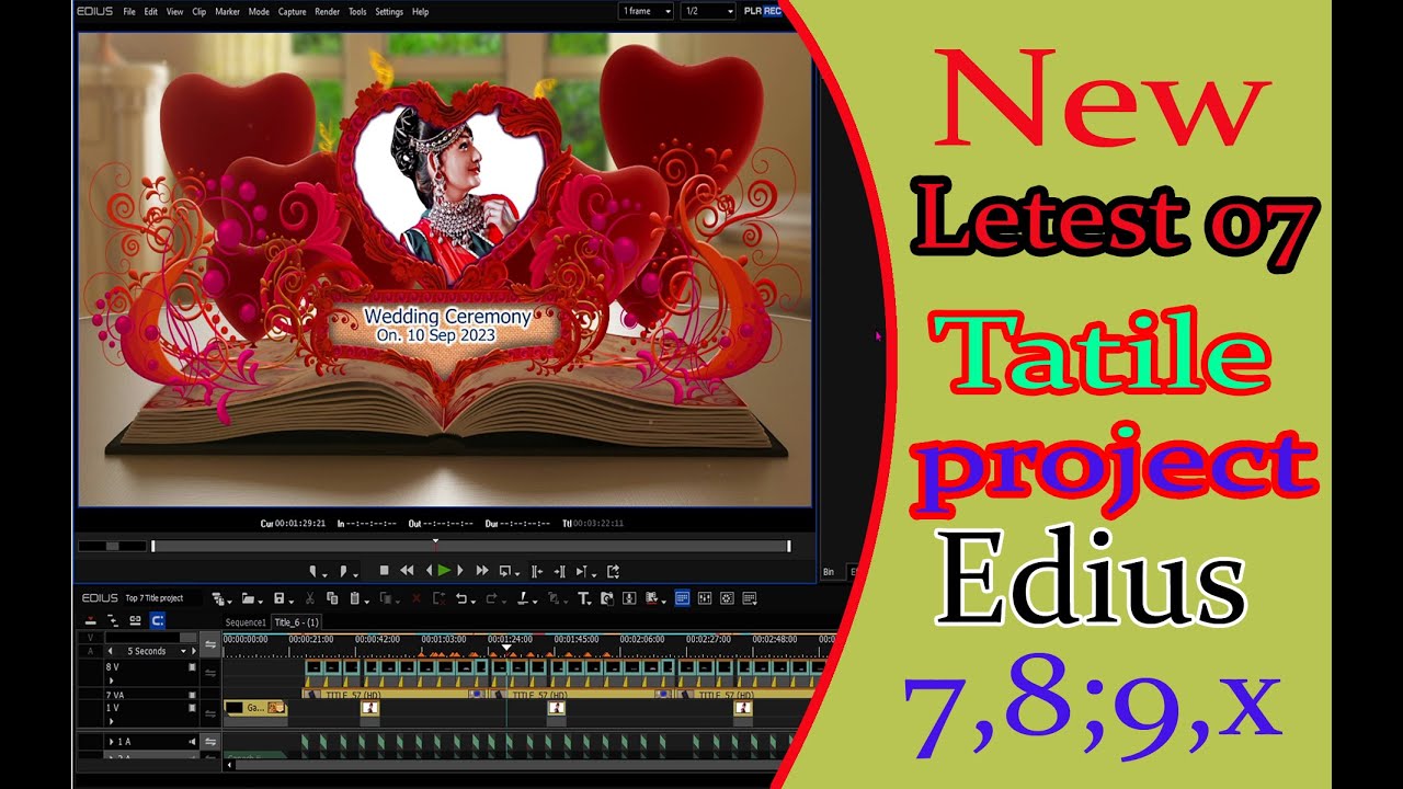 Edius Cenemetic Tatile Project free Download 7,8,9,X #anandstudioediusproject