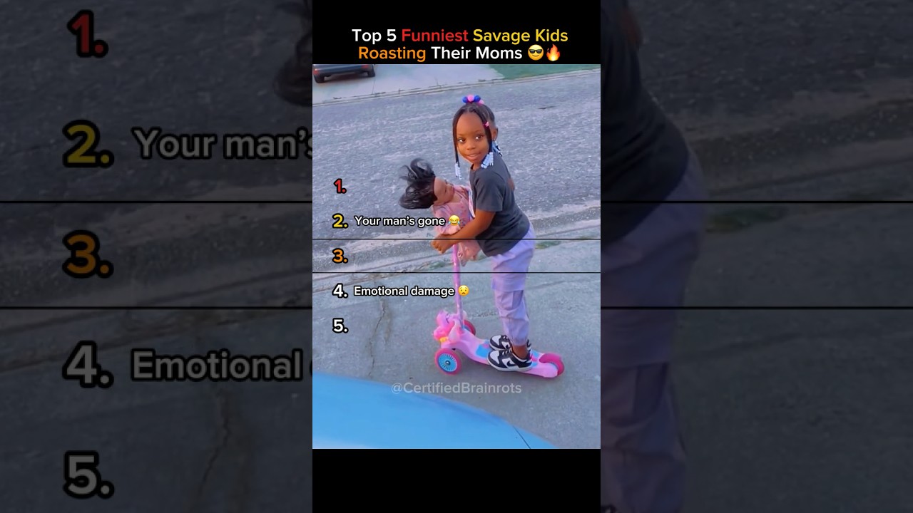 Top 5 Funniest Savage Kids Roasting Their Moms (Kids With No Chill!) 😂🔥