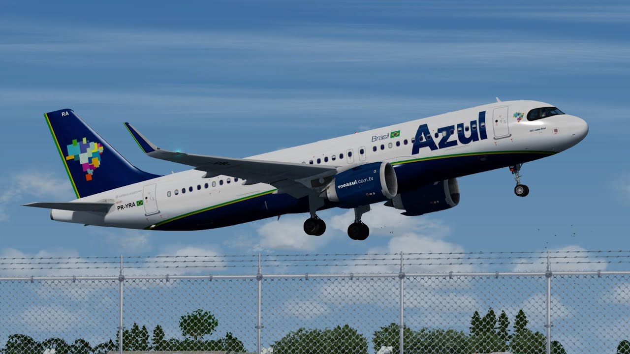 [P3Dv4] Airbus A320NEO AZUL | Campinas (VCP) - Boa Vista (BVB)