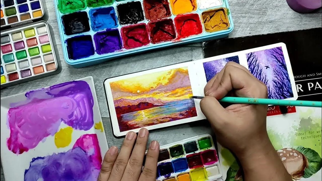Watercolors VS Gouache