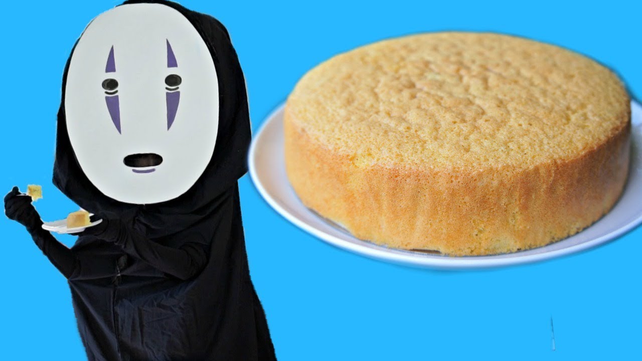DIY NO FACE Costume & Japanese Sponge Cake Recipe  | Spirited Away Halloween