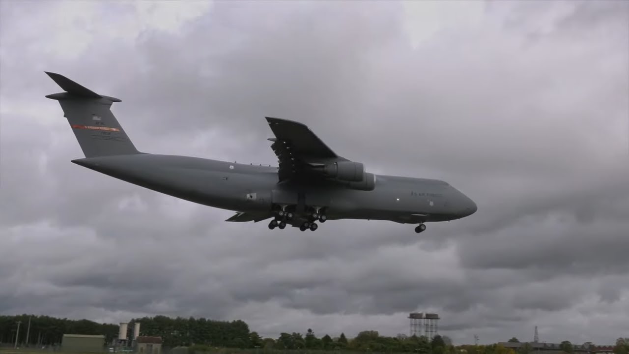 C-5M ABORTED LANDING...MILDENHALL