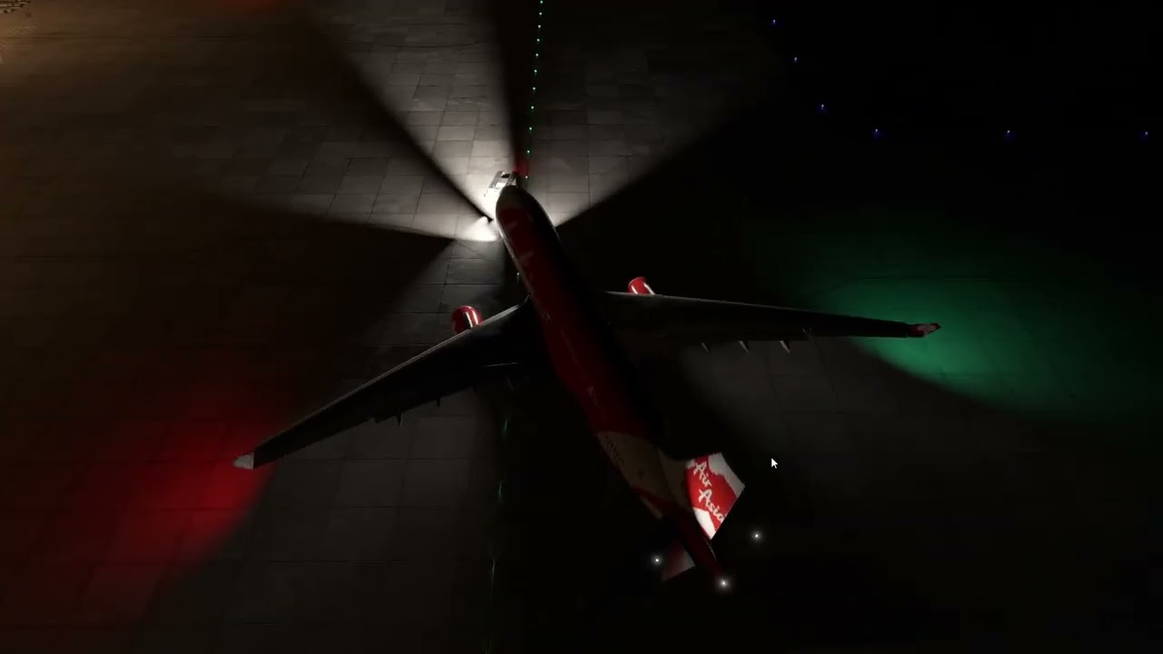Летим из Куала лумпур в Гонконг на A330 в X Plane 12