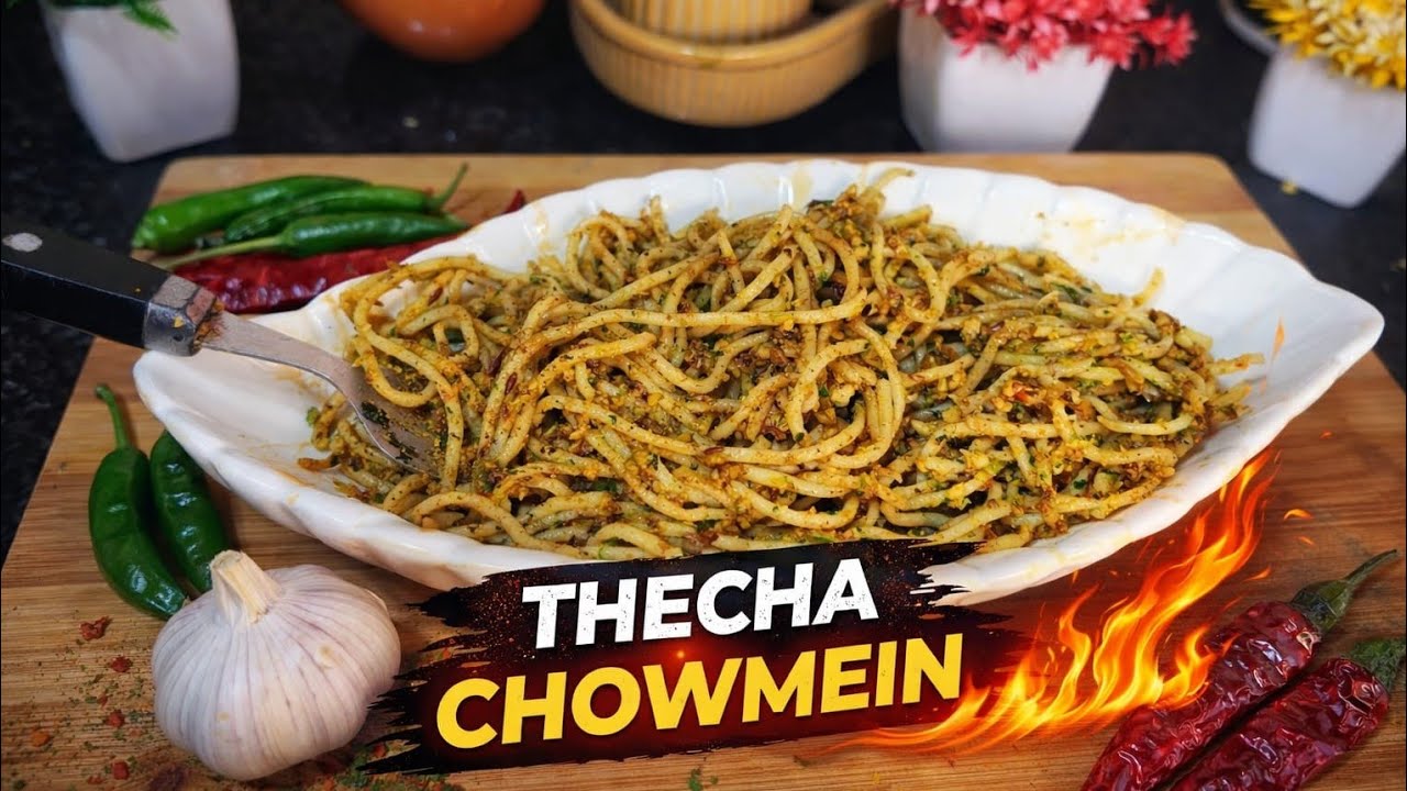 thecha chowmin recipe .......