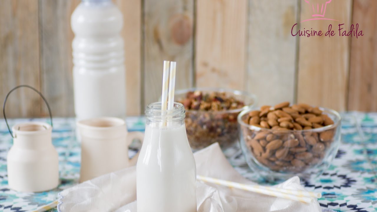 lait d'amande maison  [FR] حليب اللوز