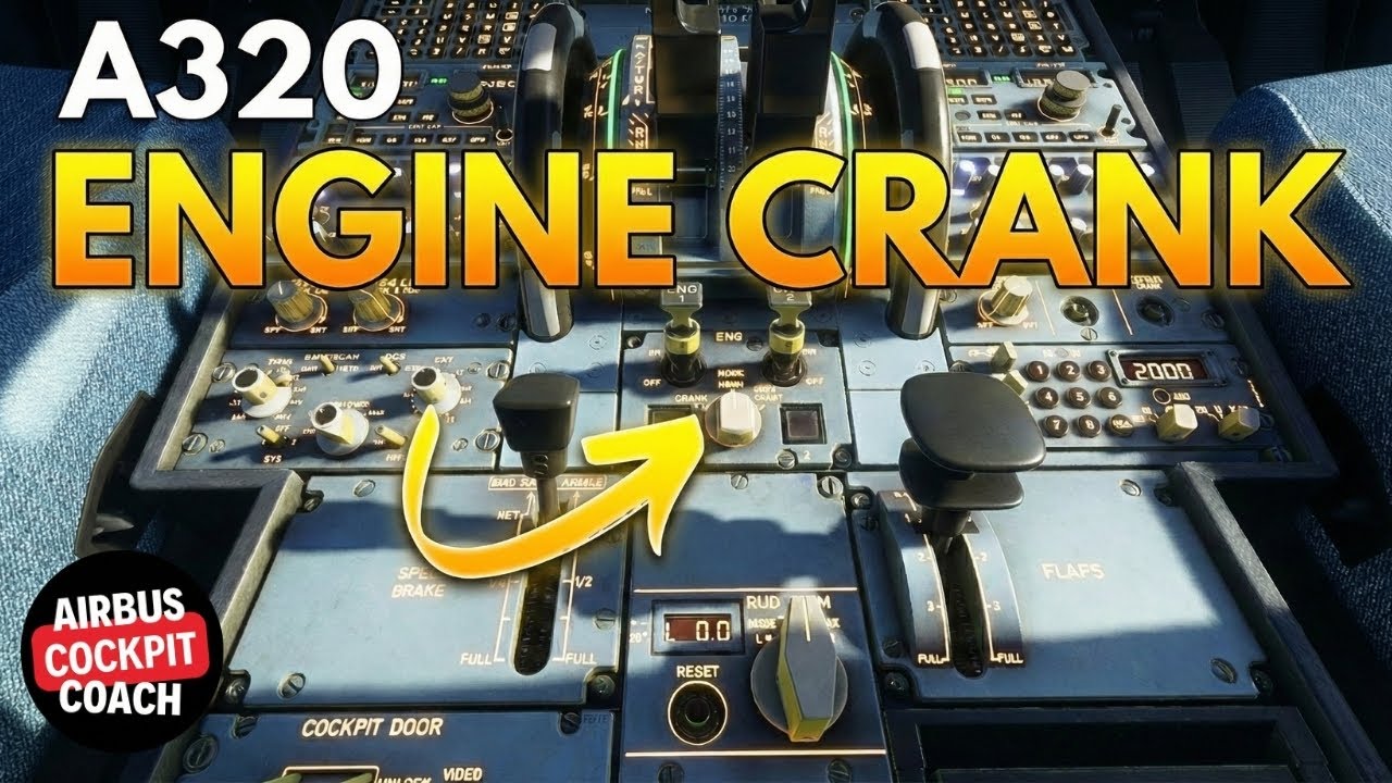 How to Crank an A320 Engine | MSFS 2024 Tutorial by Real Airbus Pilot
