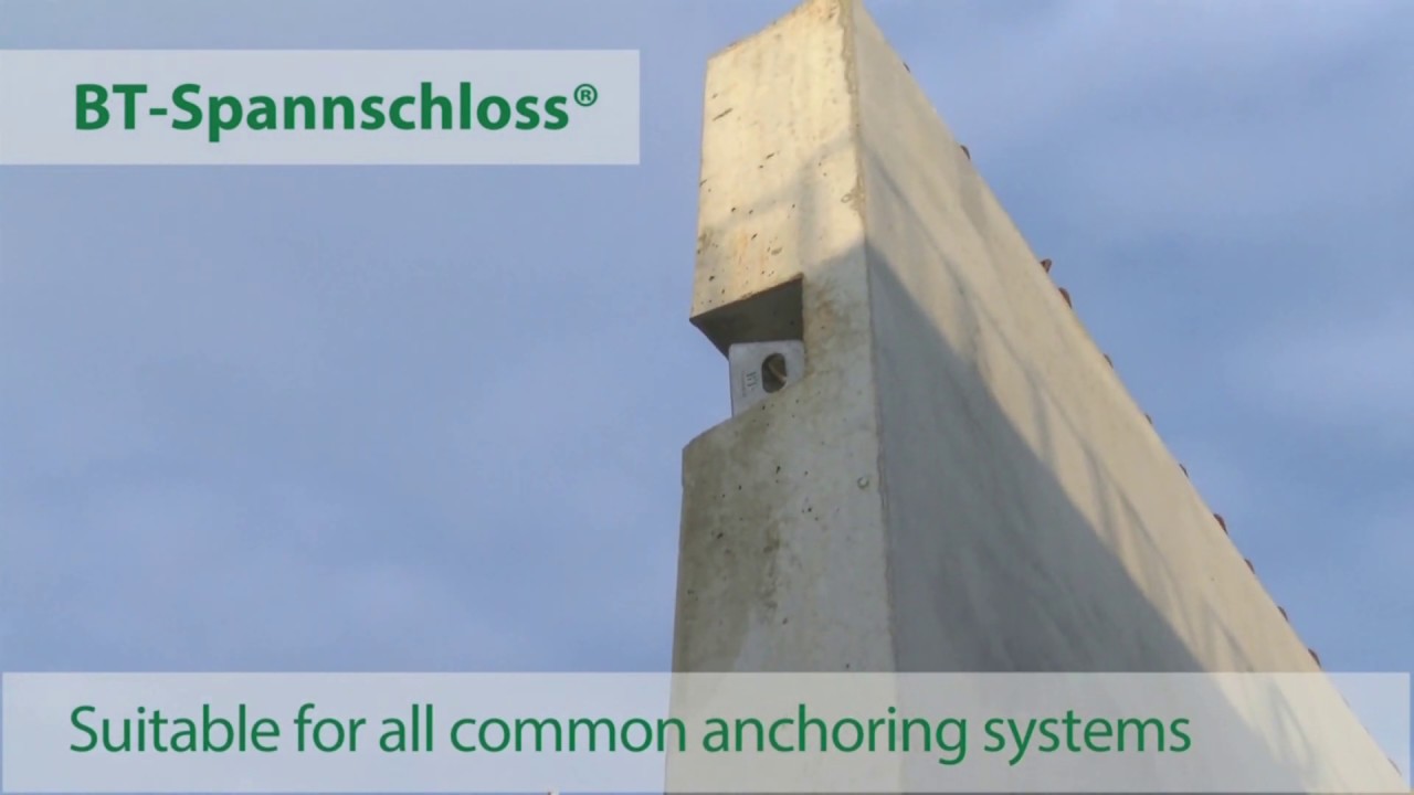 Connection of precast concrete elements - permanent, dry and fast with the BT-Spannschloss&reg;