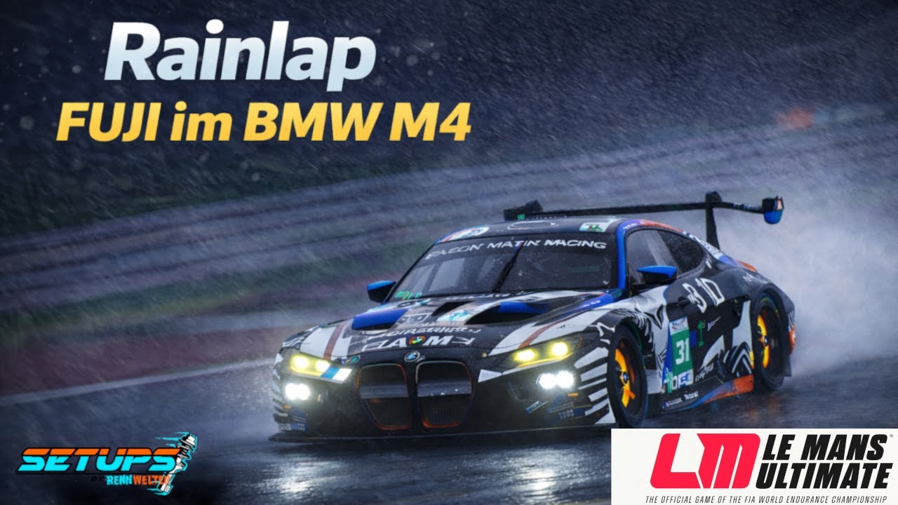 BMW M4 LMGT3 - Fuji - Heavy Wet Hotlap - LeMans Ultimate