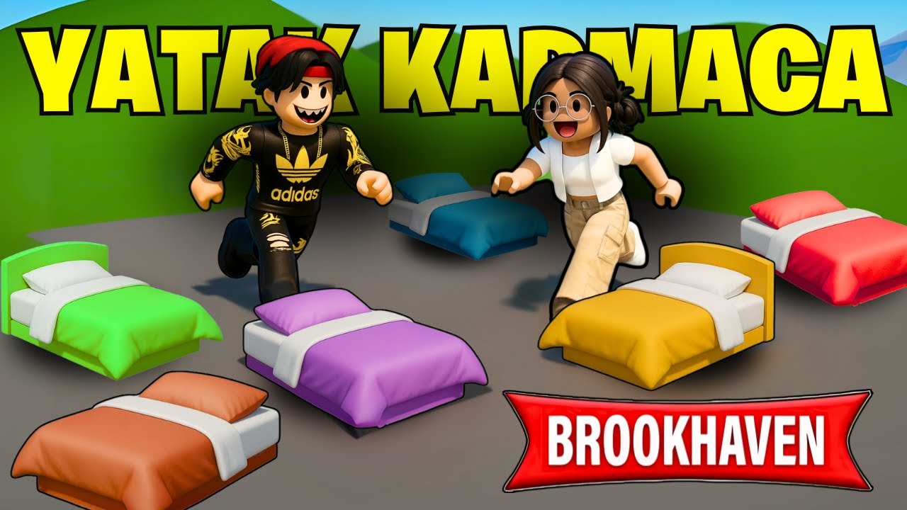 BROOKHAVEN'DA 100 ROBUX &Ouml;D&Uuml;LL&Uuml; YATAK KAPMACA😊AYŞEM ECE ARI💥ROBLOX BROOKHAVEN🏡RP