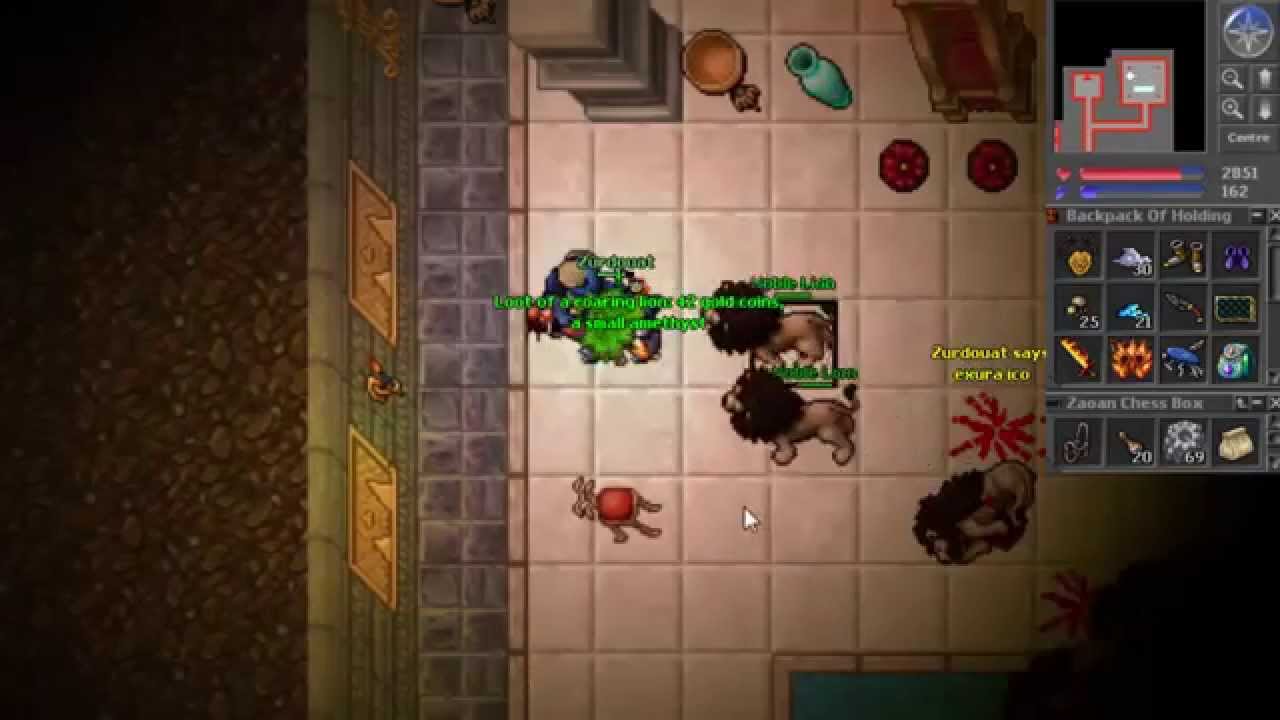 Tibiando: Lion´s Rock Quest P2 - The Lion's Heart - Noble Lion Mount - Celesta