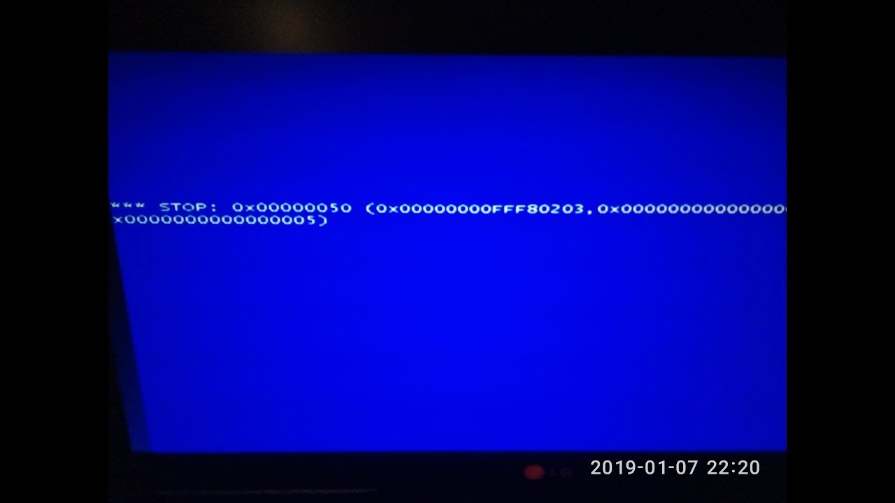 BSOD 0xc000005, 0x0000001e и 0x00000050 Полное решение всех ошибок, вызванных обновлением Windows
