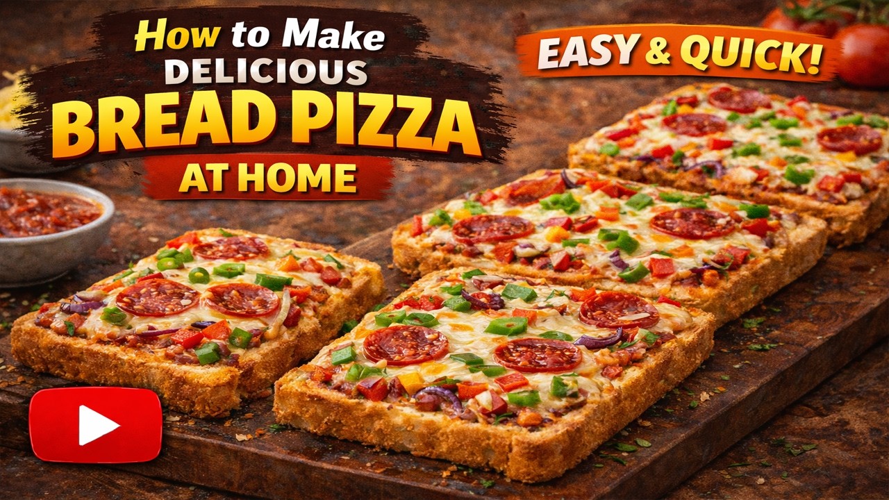 How to Make Delicious Bread Pizza At Home? | Better Than Takeout | Ft Simran Naseem | Pakistan News