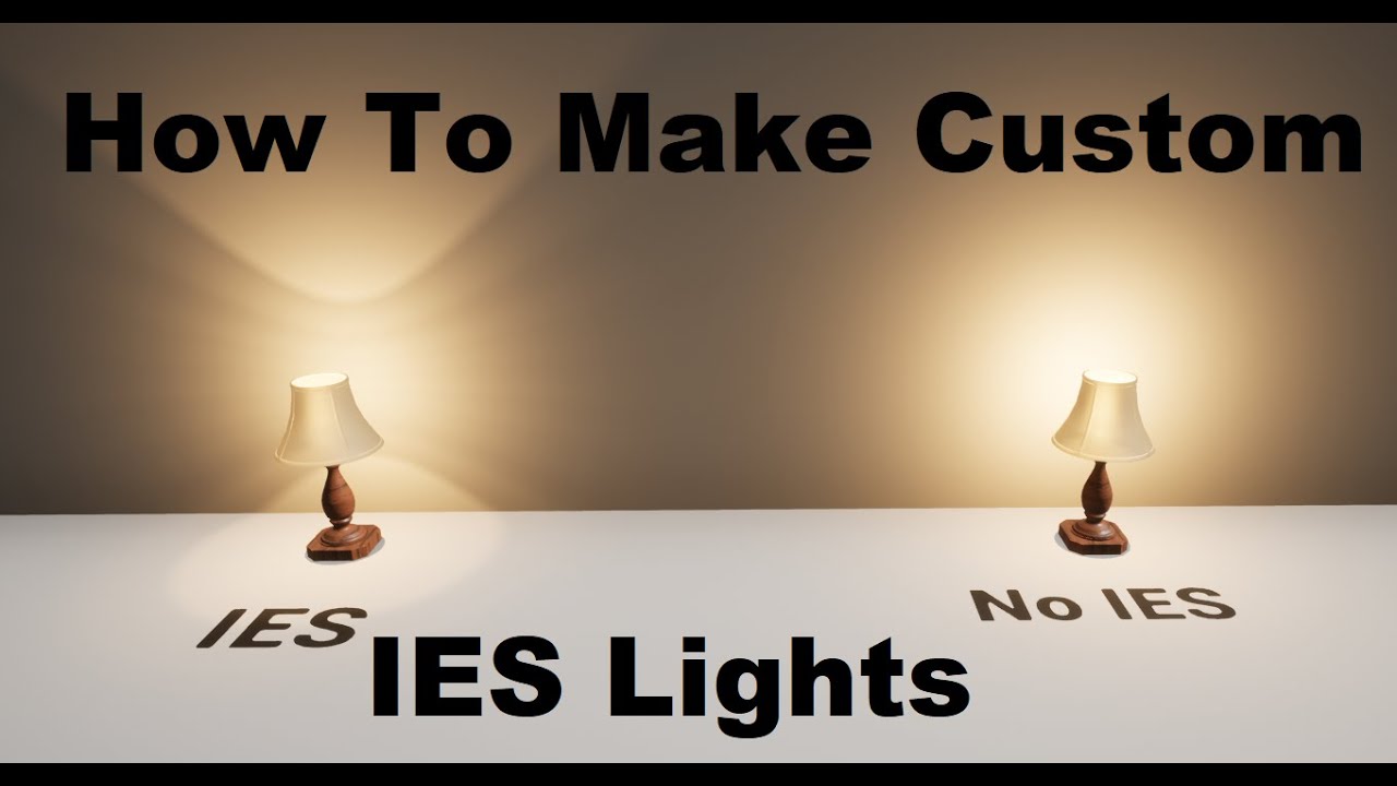 Как создать собственные светильники IES