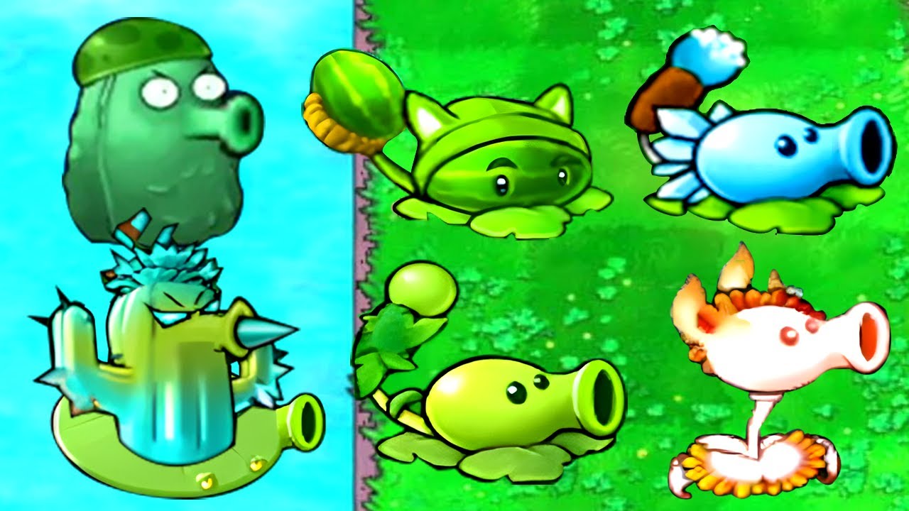 Icy Cattail and Sunny Peashooter - Plants vs Zombies Hybrid Three point world | PVZ HARDEST MOD