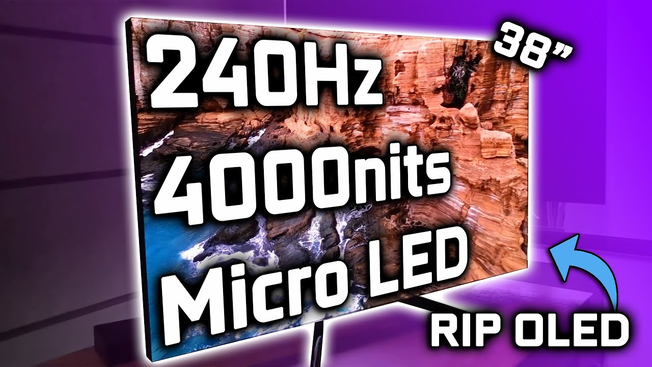 True Endgame — мониторы Micro LED (240 Гц и 4000 нит)