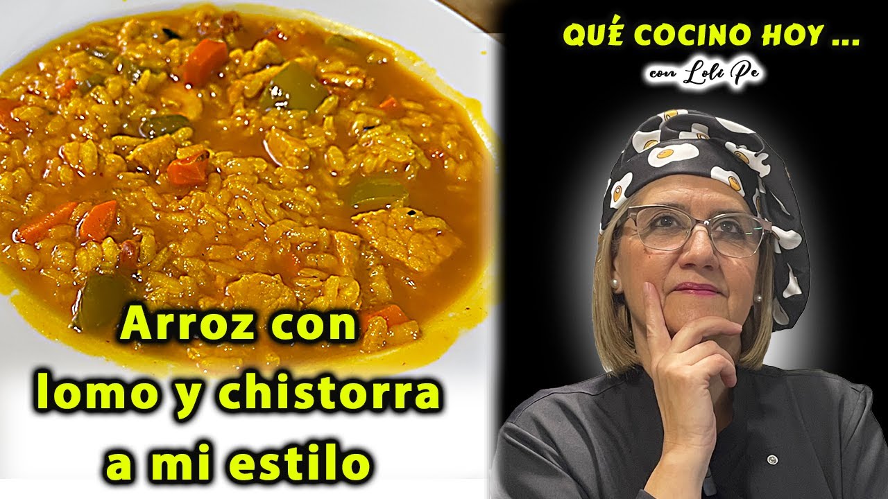 arroz con lomo y chistorra a mi estilo