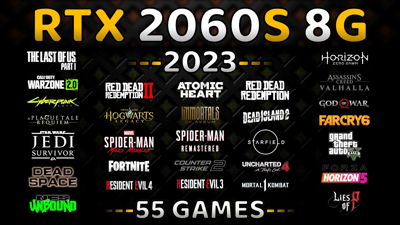 RTX 2060 Super Test in 55 Games in 2024🔥