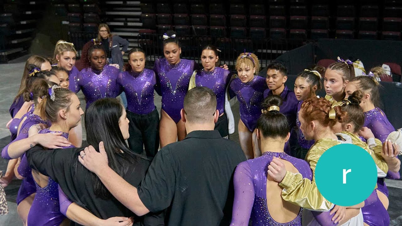 I got to train with the elite UW Gymnastics athletes