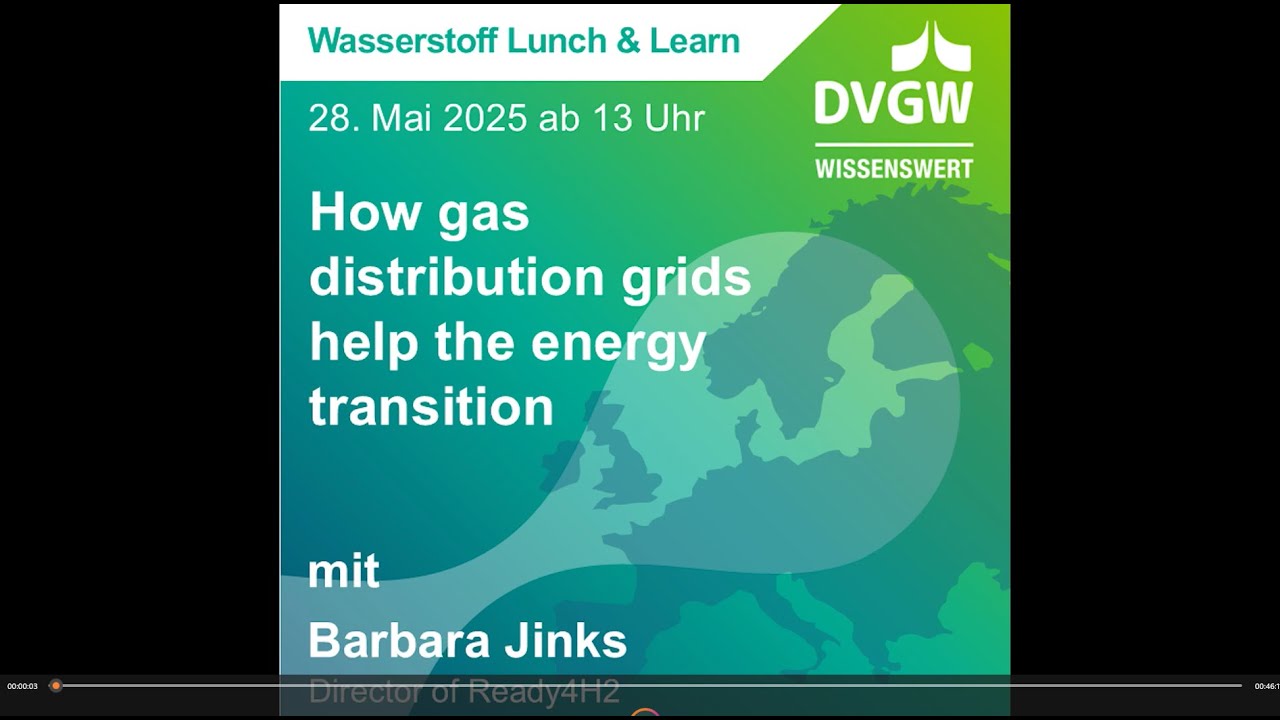 H2 Lunch & Learn: How gas distribution grids help the energy transition - Neue Studie von 