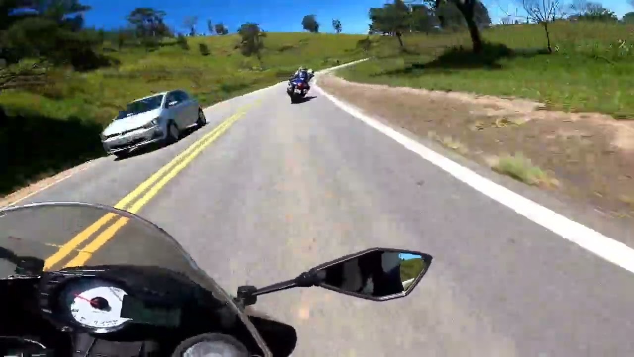 passeio de moto nas curvas Joan&oacute;polis/Piracaia