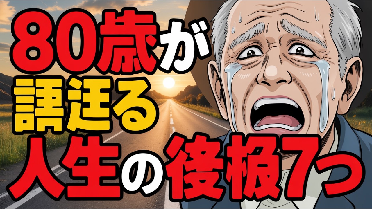 65歳に戻れるなら… 80歳の語る後悔7つ ｜老後の現実｜年金の落とし穴｜退職後の生活｜知らないと危険｜人生の教訓｜