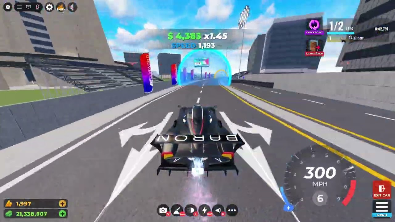 Drive World Roblox//Golden Valley GP 1:30.364 with Zeta Baron