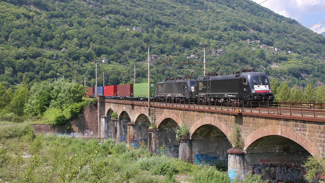 Lötschberg am Limit - Umleiterverkehr, TXL Verfolgungsjagt nach Italien