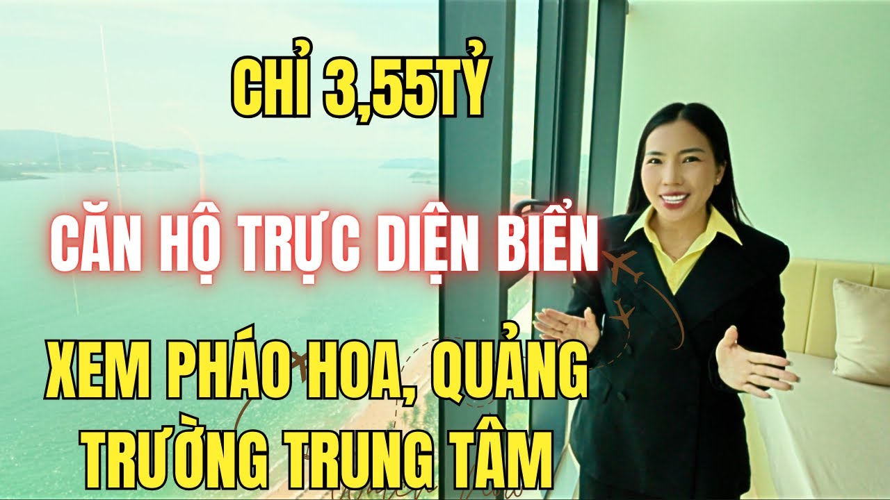 CĂN HỘ TRỰC DIỆN BIỂN VIEW PHÁO HOA QUẢNG TRƯỜNG TRUNG TÂM SIÊU RẺ 3,55TỶ DÒNG TIỀN 200TRIỆU