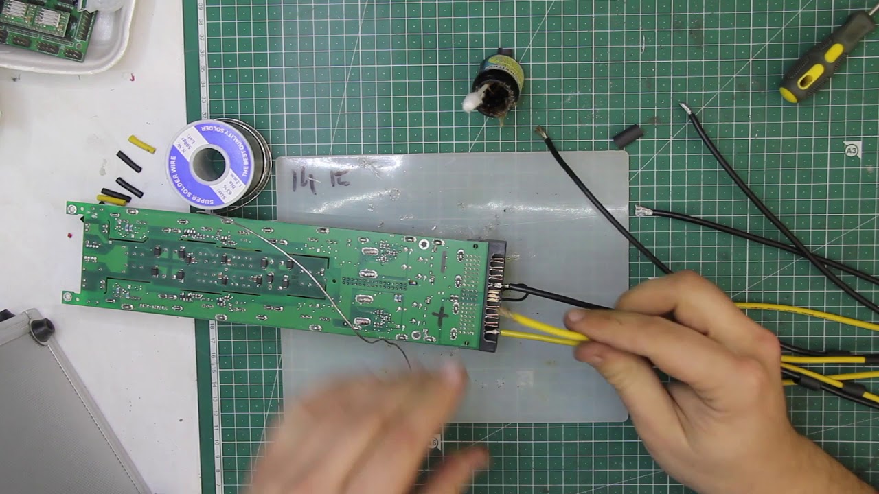 Распайка  блока питания HP C7000 2250 2450 под ASIC