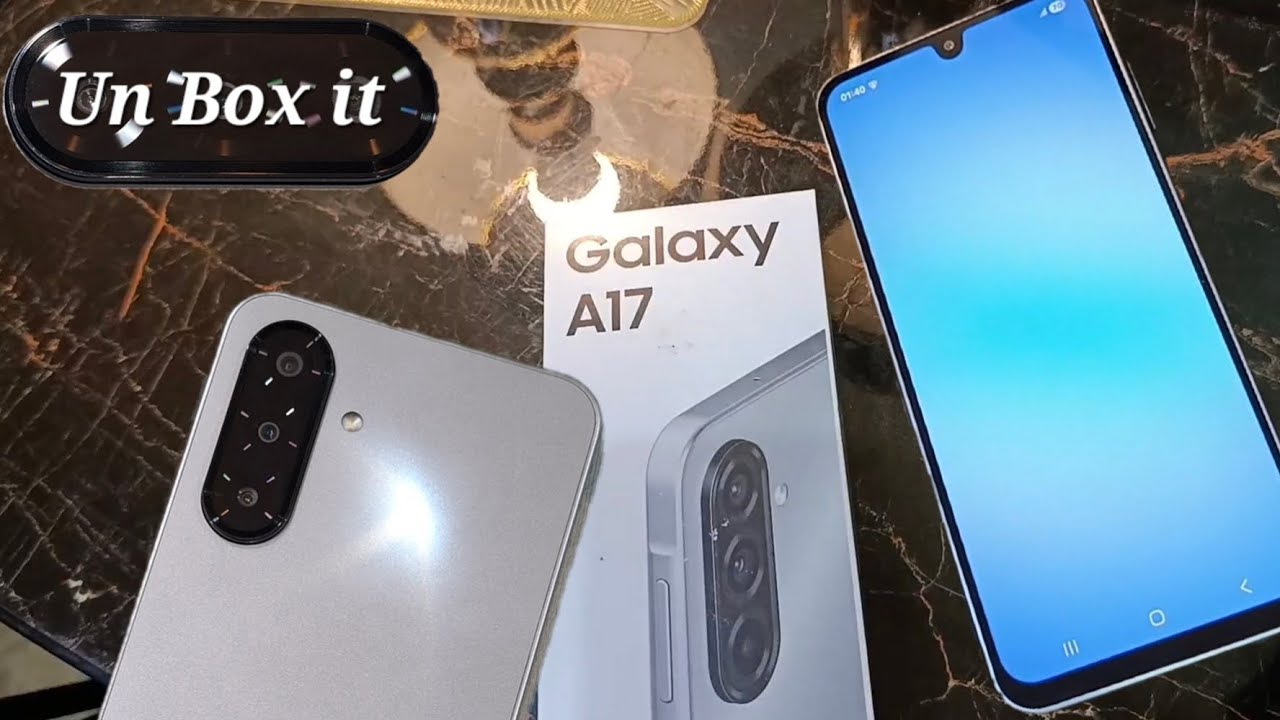 Unboxing the brand new Samsung Galaxy A17!