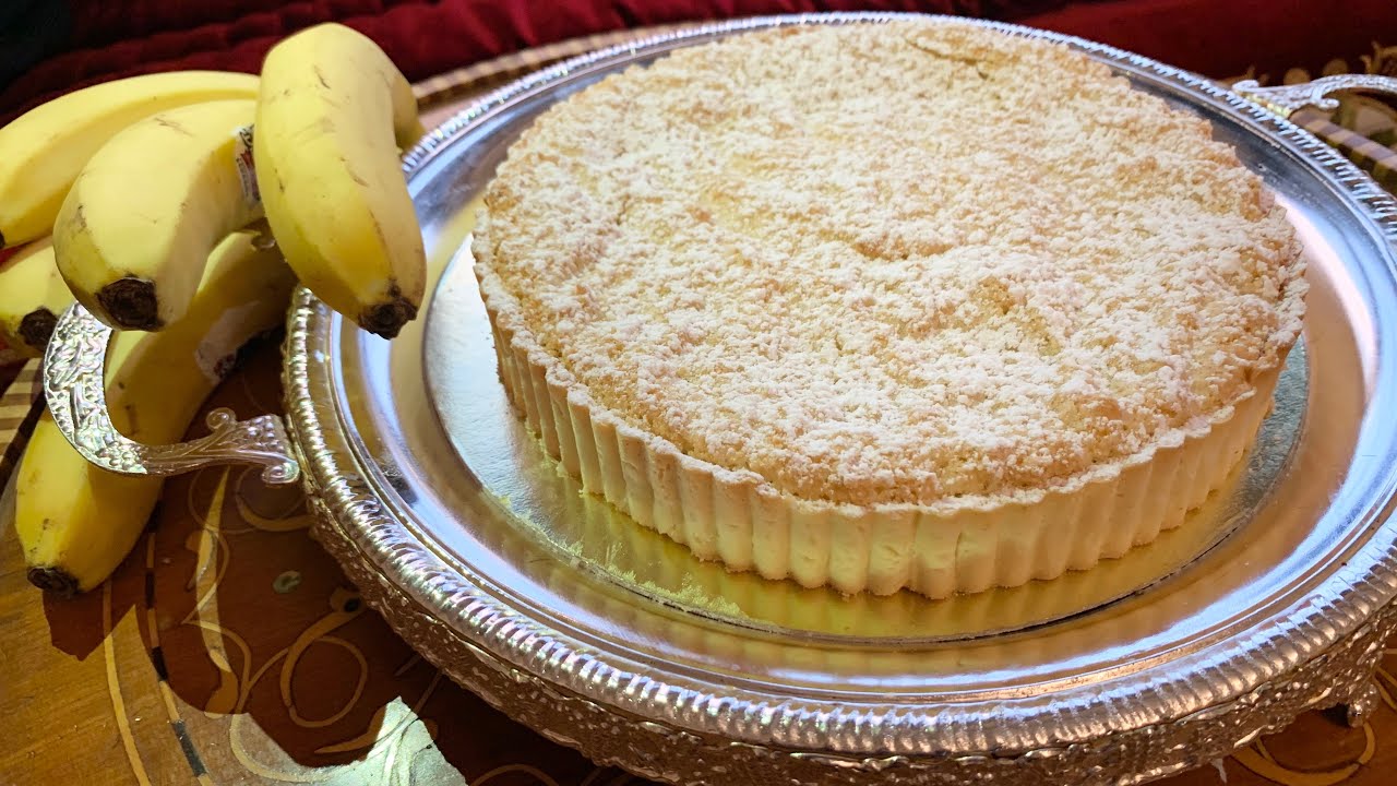 Tarte banane cocoطورطة بمزيج فريد من الموز والكوك