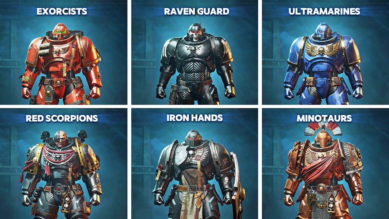 All 30 Astartes Chapters (Iron Hands/Space Wolves/White Scars/etc.) - Warhammer 40K: Space Marine 2
