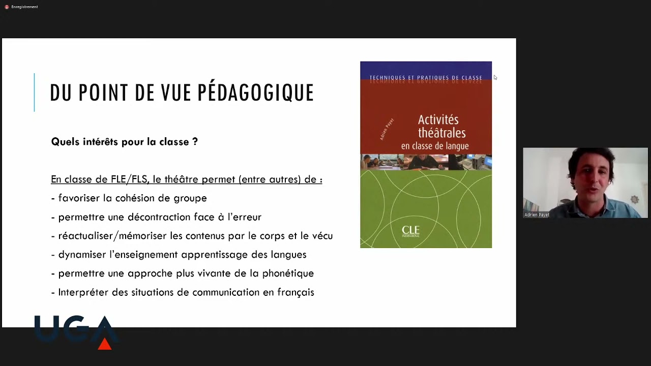 Adrien Payet - En scène ! Pistes concrètes pour enseigner et apprendre le FLE par le théâtre