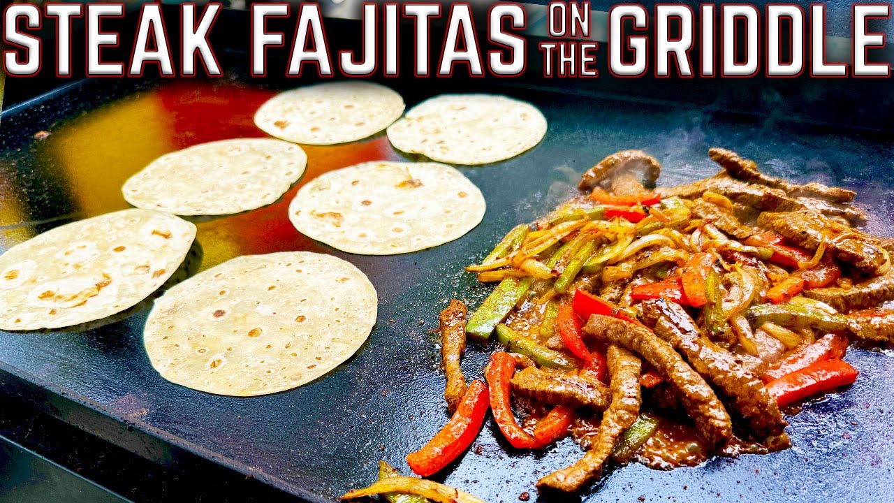 NEW GRIDDLE? YOU HAVE TO MAKE STEAK FAJITAS on your NEW GRIDDLE! EASY RECIPE with STEP-BY-STEP!
