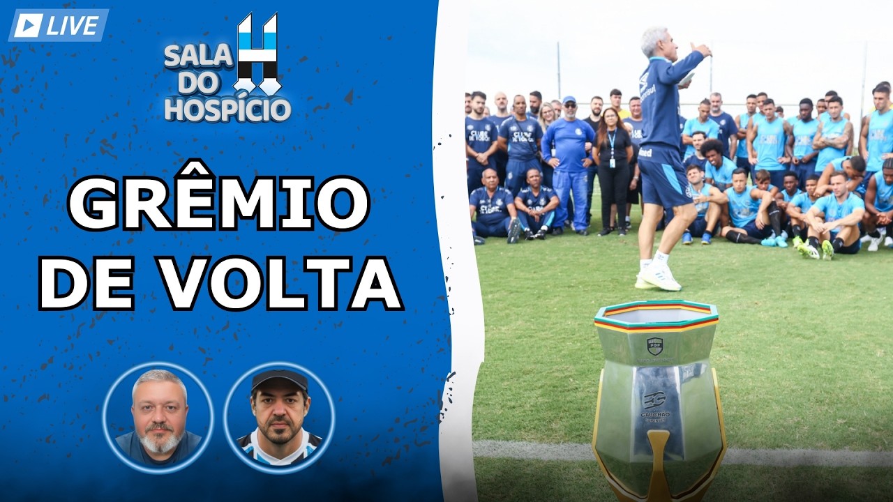 GRÊMIO DE VOLTA AO QUE INTERESSA - TITULAR RENOVANDO 🔵⚪ ⚫ #AOVIVO #GREMIO