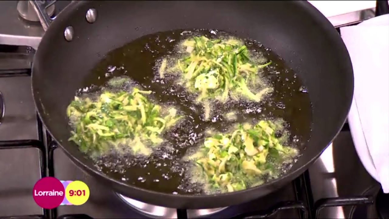 Baked Salmon With Courgette Fritters From Bill Granger | Lorraine
