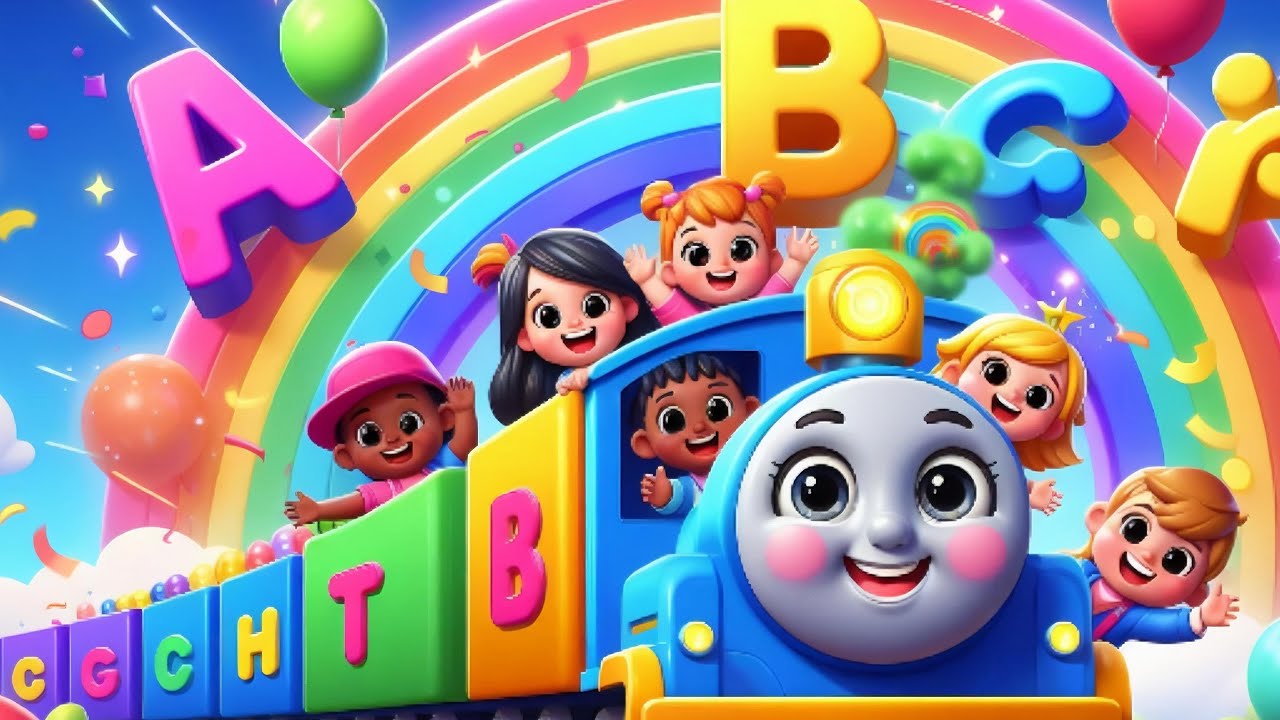 Alphabet train song | @MandATaleBuds Nursery rhymes & Bedtime story for kids #nurseryrhymes #story