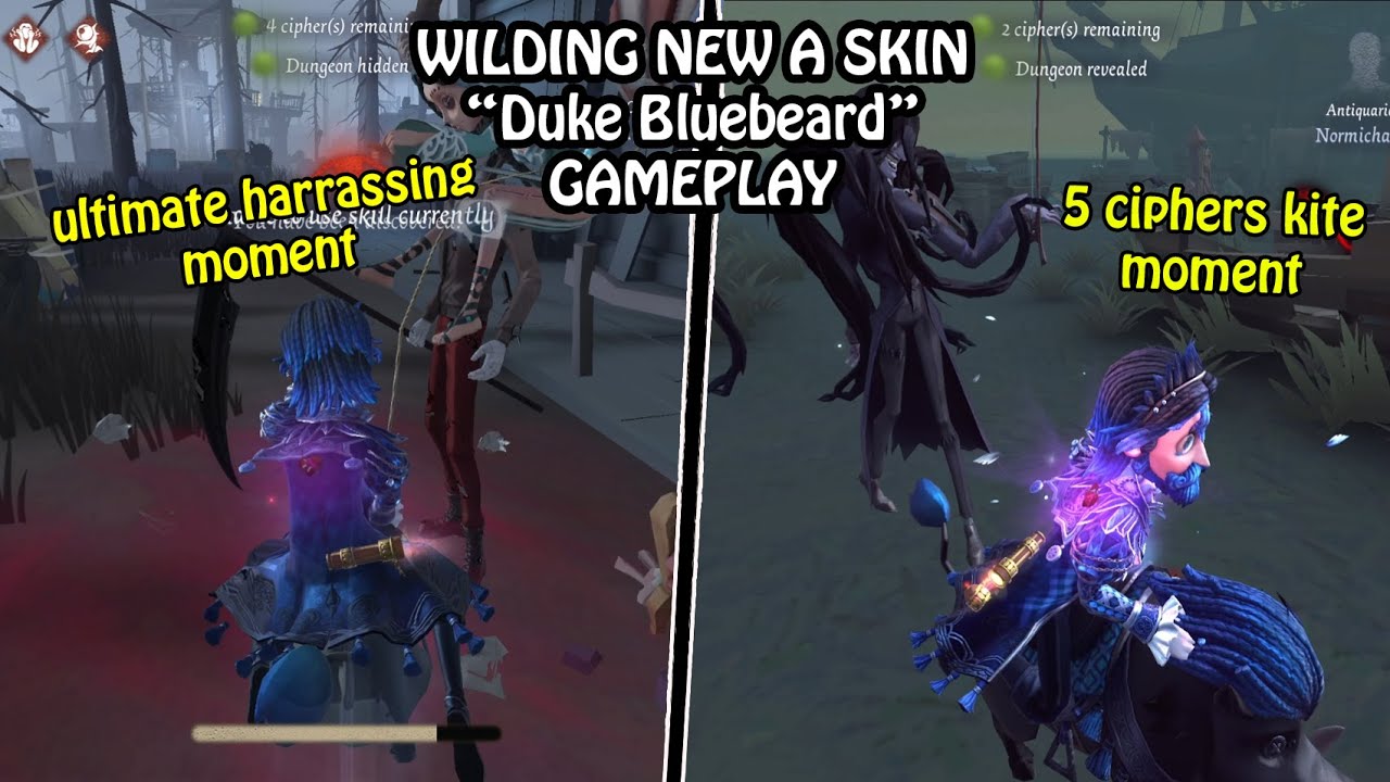 Wilding new A costume "Duke Bluebeard" gameplay - Identity V