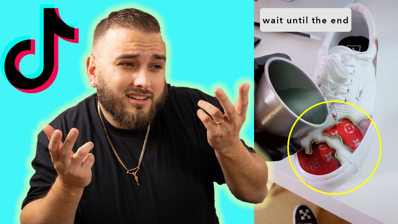 Artist REACTS to Viral Custom Shoe TikToks Pt 3