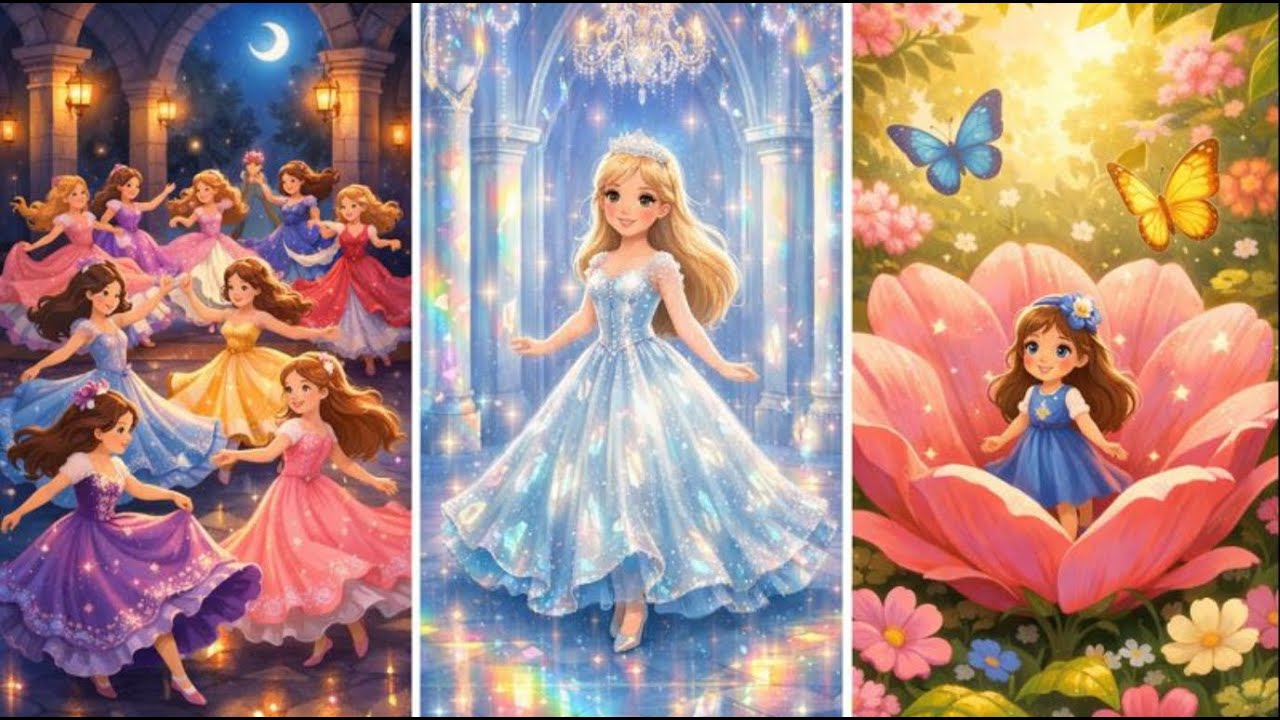Дюймовочка 🌸👧 | Стеклянная принцесса 💎👸 | Двенадцать танцующих принцесс | Волшебные сказки для детей