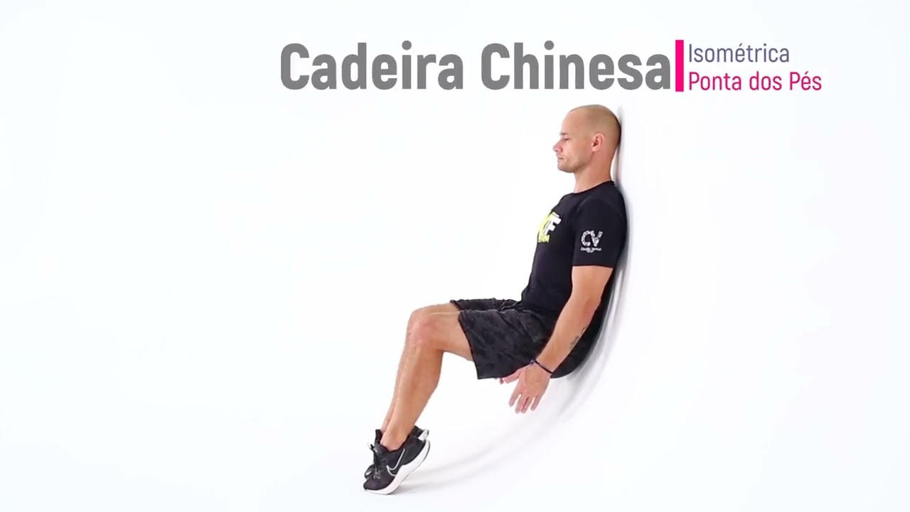 Cadeira Chinesa Isom&eacute;trica Ponta dos P&eacute;s